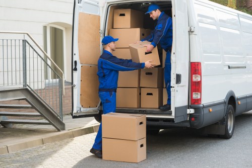 Fragile household items packed securely for a move in Wandsworth
