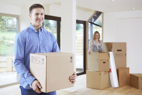 Local removals crew handling a careful move in Wandsworth