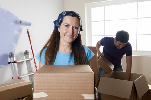 Removal team loading furniture for a Wandsworth house move