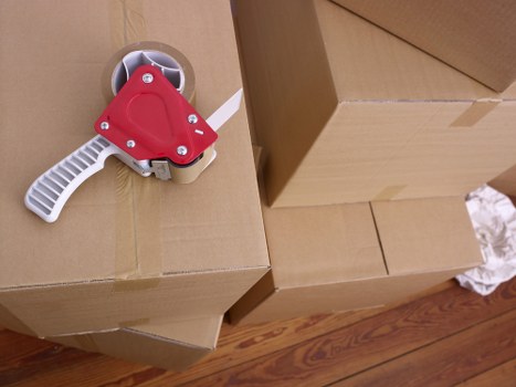 Loading furniture into a removals vehicle for a Wandsworth move
